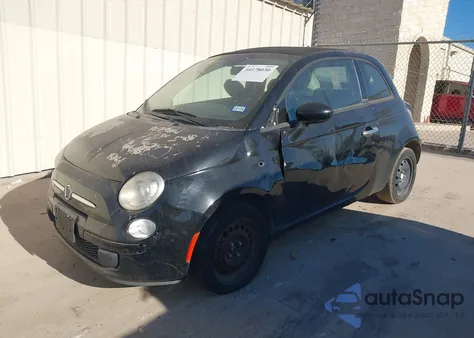 2015 Fiat 500C Pop z USA, uszkodzony, nr VIN 3C3CFFDR1FT528573